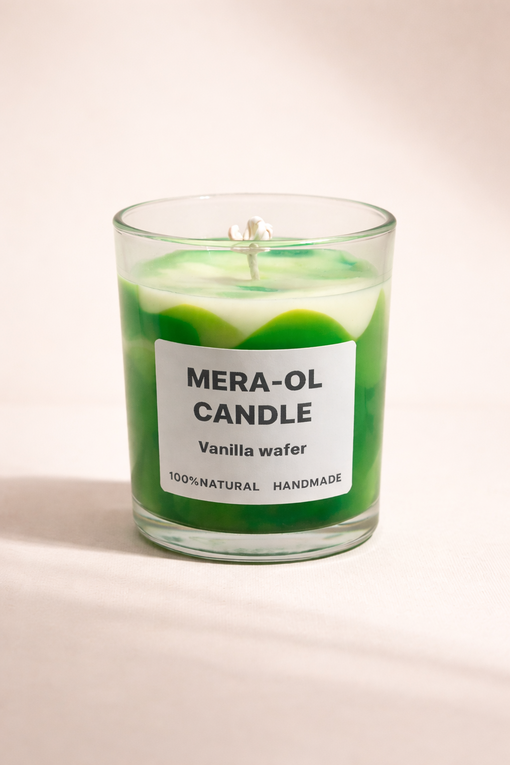 MERA-OL CANDLE - Vanilla Wafer Green